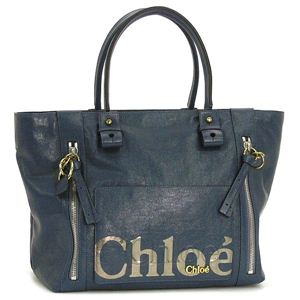 Chloe（クロエ） トートバッグ 8AS527 8A849 MEDIUM SHOPPING BAG スモーキーブルー