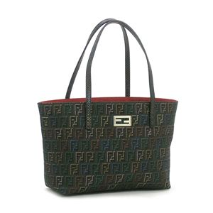 FENDI（フェンディ） トートバッグ 8BH099 SHOPPING MINI ROLL ブラック