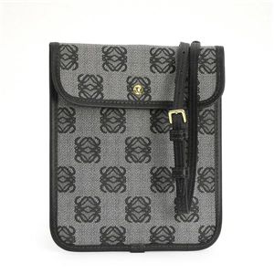 Loewe（ロエベ） ショルダーバッグ 368.80.790 ANAGRAM SATCHEL ブラック