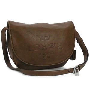 Loewe（ロエベ） ナナメガケバッグ 376.79.752 LARGE HERITAGE SATCHEL ブラウン