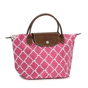 Longchamp（ロンシャン） トートバッグ 1621 LADIES FABRIC ダークピンク