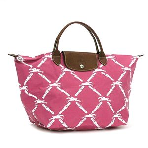 Longchamp（ロンシャン） トートバッグ 1623 LADIES FABRIC ダークピンク