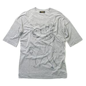 DIESEL（ディーゼル） メンズTシャツ CC2R グレー M