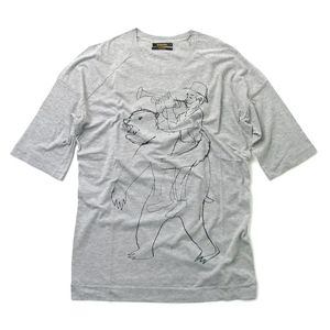 DIESEL（ディーゼル） メンズTシャツ CC2R グレー S