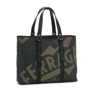 Ferragamo（フェラガモ） トートバッグ 248621 MAXI ブラック/ブラウン