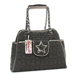 BETSEYVILLE（ベッツィヴィル） ショルダーバッグ BV23725 LARGE SATCHEL グレー