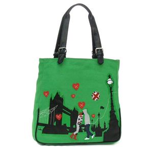 LOOP（ループ） トートバッグ P10057 TOTE グリーン