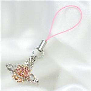 Vivienne Westwood（ヴィヴィアン ウエストウッド） ケイタイストラップ WILD FLOWER PHONE CHARM ROSE