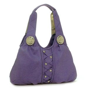 KathyVanZeeland（キャシーバンジーランド） ショルダーバッグ H41715 MEDIUM　HOBO パープル