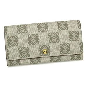 Loewe（ロエベ）長札財布 ANAGRAM 168.80.966 CONTINENTAL WALLET ライトグレー