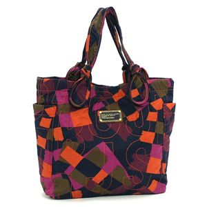 MARC BY MARC JACOBS （マーク バイ マークジェイコブズ）トートバッグ PRETTY NYLON M392062 LITTLE TATE PRINT ネイビー