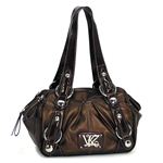 KathyVanZeeland（キャシーバンジーランド） ショルダーバッグ TRIPLE PLAY H36105 MEDIUM SATCHEL ダークブラウン