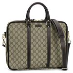 Gucci（グッチ） ブリーフケース LADIES CLUB ORIG.GG 223667 9643 9643 ベージュ/ダークブラウン