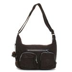 Kipling（キプリング） ショルダーバッグ BASIC K12944 JARITA 740 ダークブラウン/ブラック