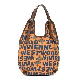 Vivienne Westwood（ヴィヴィアンウエストウッド） ショルダーバッグ STONEAGE 4818  オレンジ 