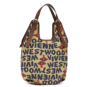 Vivienne Westwood（ヴィヴィアンウエストウッド） ショルダーバッグ STONEAGE 4818  ベージュ 