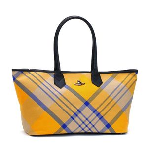 Vivienne Westwood（ヴィヴィアンウエストウッド） トートバッグ SUMMER TARTAN 4907 イエロー