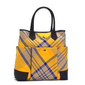 Vivienne Westwood（ヴィヴィアンウエストウッド） トートバッグ SUMMER TARTAN 4896 イエロー