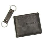 DIESEL（ディーゼル） 2つ折りカード入れ JEM-BOSS 00XN75 GIFT BOX EMBOSS T2178 ダークブラウン