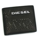 DIESEL（ディーゼル） 二つ折り財布（小銭入れ付） PERF-VIBE 00XM89 PERF-FERISH SMALL T8013 ブラック