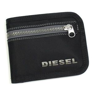 DIESEL（ディーゼル） 二つ折り財布（小銭入れ付） NEW GENERATION 00XG78 New Jiny H1645 ブラック