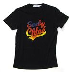 SEE BY CHLOE（シーバイクロエ） Tシャツ 461147 C74 ブラック 38