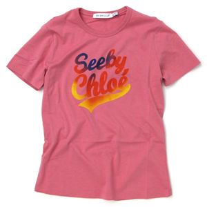 SEE BY CHLOE（シーバイクロエ） Tシャツ 461147 N41 ピンク 38