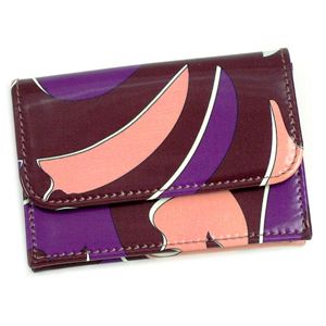 Emilio Pucci（エミリオプッチ） カードケース 97SE02 COIN PURSE 78 ワイン