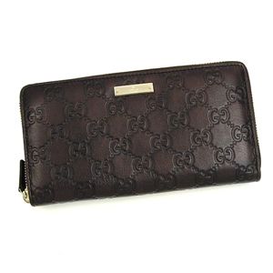 Gucci（グッチ） 長財布 METAL BAR 112724 2019 2019 ダークブラウン