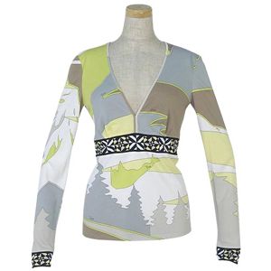 Emilio Pucci（エミリオプッチ） カットソー 321882 87RM70 87661 2 ブラウン 38