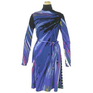 Emilio Pucci（エミリオプッチ） ドレス 321882 86RH12 DRESS+BELT 6 パープル 38