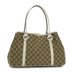 Gucci（グッチ） トートバッグ GG TWINS 232957 GG TWINS 9761 ベージュ/ホワイト