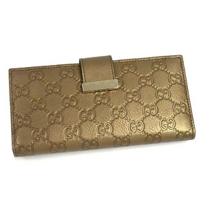 Gucci（グッチ） 長財布 ICON BAR 212096 ICON BAR 2727 ゴールド