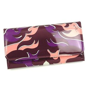 Emilio Pucci（エミリオプッチ） 長財布 97SM01 WALLET 78 ワイン