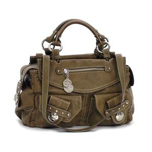 KathyVanZeeland（キャシーバンジーランド） ショルダーバッグ LADY LOOP H39315 SATCHEL カーキー