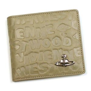 Vivienne Westwood（ヴィヴィアンウエストウッド） 二つ折り財布（小銭入れ付） COAST 730 ライトグレー