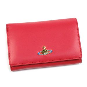 Vivienne Westwood（ヴィヴィアンウエストウッド） 二つ折りL字ファスナー財布 NAPPA 2232 ピンク/ゴールド