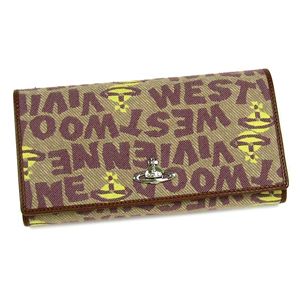 Vivienne Westwood（ヴィヴィアンウエストウッド） 長財布 STONEAGE 1032 カーキー