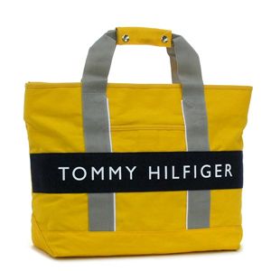 TOMMY HILFIGER トートバッグ OUTBACK L400357（L500081） TOTE 700 イエロー