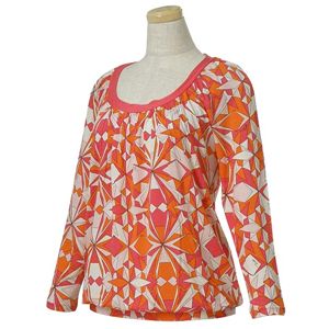 Emilio Pucci（エミリオプッチ） Tシャツ 91RO31 23 オレンジ XS