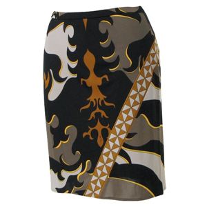 Emilio Pucci（エミリオプッチ） スカート 97RV05 97641 28 ブラック/ブラウン