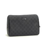 Gucci（グッチ） ポーチ TOILETRY CASES 162790 TOLETRY CASE-SINGLE ZIP COMPARTM 1073 ブラック