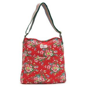 CATH KIDSTON（キャスキッドソン） ショルダーバッグ 254113 washed messe ブラック/ホワイト