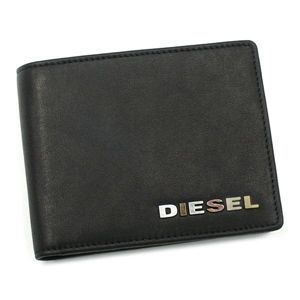 DIESEL（ディーゼル） 二つ折り財布（小銭入れ付） JEM WALLETS 00XP32 HIRESH SMALL T8013 ブラック