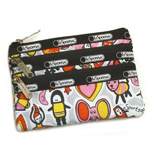 LESPORTSAC（レスポートサック） ポーチ ワンダーボーイ 7158 4961 3-ZIP COSMETIC