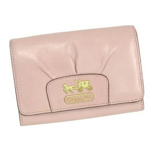 Coach（コーチ） 二つ折り財布（小銭入れ付） MADISON LEATHER 41974 ピンク