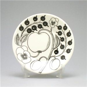 ARABIA（アラビア） ソーサー ブラックパラティッシュ 066754 SAUCER 14cm PARATIISI ブラック