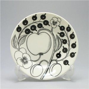 ARABIA（アラビア） ソーサー ブラックパラティッシュ 066785 PLATE 16.5cm PARATIISI ブラック