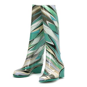 Emilio Pucci（エミリオプッチ） レディースブーツ 705585 1 グリーン 35（22.5cm）