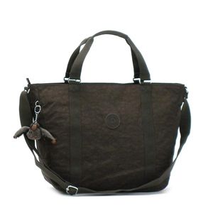 Kipling（キプリング） トートバッグ BASIC K13359 ADARA M 740 ダークブラウン/ブラック H34×W49/33×D18